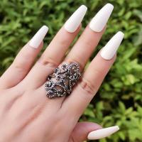 ราคา SINLEERY ที่เรียบง่ายขนาดใหญ่กลวงเล็กๆแหวนคริสตัลสำหรับผู้หญิงสีเงินทองเครื่องประดับค่ำพรรคอุปกรณ์เสริม JZ027 (15223257120)