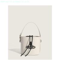 ราคา Vivienne Westwood Vivienne Westwood After Western Pacific 2023 New Patent Leather Mini Bucket Senior Feeling Inclined Shoulder Bag (20268302708)