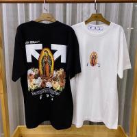 ราคา พร้อมส่ง D37 เสื้อยืด Off White แขนสั้น พระแม่มารี (17295822284)