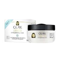ราคา Olay โอเลย์ ลูมินัส ยูวี ไบร์ทเทรนนิ่ง ครีม ไวท์เรเดียนซ์ อินเทนซีฟ ครีม 50 กรัม SPF15 UVA UVB มอยส์เจอร์ไรเซอร์ บำรุงผิวหน้า ผสมกันแดด (21296658872)