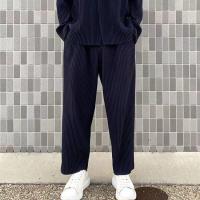 ราคา เวอร์ชั่นที่ถูกต้องของ Issey Miyake กางเกงจับจีบ JF150ไฮสตรีทแฟชั่นผ้าตรงทรงหลวมกางเกงลำลองกีฬาผู้ชาย (20106538744)