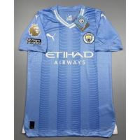 ราคา เสื้อบอล เพลเย่อ แมน ซิตี้ เหย้า 2023 24 Player Man City Home 2023 อาร์มพรีเมียร์ แชมป์ ผ้าทอเกรดดีที่สุด (20505915109)