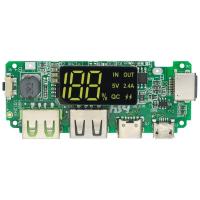 ราคา LED Dual USB 5V 2 4A Micro Type C USB Mobile Power Bank 18650 Charging Module Lithium Battery Charger Board Circuit Protection (19740532726)