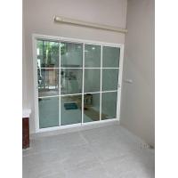 ราคา ประตูบานเลื่อนสไตล์โมเดิร์น บานเลื่อนสลับ2บาน ขนาด 200x200cm สินค้าครบชุด จัดส่งฟรี (19158395228)