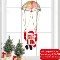 ราคา Climbing Santa Climbing Ladder Rod Rope Bead Curtain Somersault Electric Toy Plush Doll Childrens Gift Christmas Decorations (11800532496)