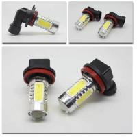 ราคา แพ็ค2 ชิ้น ไฟตัดหมอก LED COB ขั้ว H11 H8 9006 HB4 สีขาว สีไอซ์บลู 12V ไฟตัดหมอกรถยนต์ (17473834572)