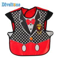 ราคา Dissney Cute Baby Adjustable Bibs EVA Waterproof Sleeveless Lunch Feeding Bibs Baby Cartoon Feeding Cloth Children Baby Apron (14032524406)