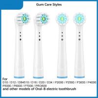 ราคา หัวแปรงไฟฟ้า Floss Replaceable Brush Head for Oral B Heads Toothbrush Heads Fit Advance Power Pro Health Triumph 3D Excel Vitality Precision Clean for Braun Oral B D12 D16 Junior Vitality Nozzles D20 