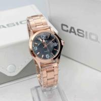 ราคา ลดจัดหนัก สินค้าราคาถูก นาฬิกาผู้หญิง Casioนาฬิกาข้อมือแฟชั่น สายเลส สีชมพู สีดำ เรียบง่ายนาฬิกาควอตแฟชั่น สวยมาก ราคาถูก พร้อมส่ง (19684130216)