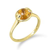 ราคา Mizuchol แหวนพลอยเสริมดวงวันจันทร์ LUCKY ME CITRINE RING (497318521)