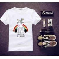 ราคา เสื้อยืดสกรีนลาย Unicorn ใส่สบายๆ ไม่ยืด ไม่ย้วย (8312689581)