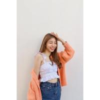 ราคา Magique Official Bambi Top เสื้อครอปฟรีไซส์สีขาว (18626973002)