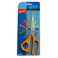 ราคา กรรไกร KTV กรรไกรสแตนเลส ขาส้ม คม ขนาด 5 6 7 8 9 นิ้ว กันไก พร้อมส่ง US Station (19796626380)