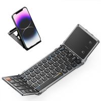 ราคา ProtoArc Foldable Bluetooth Keyboard with Touchpad XK02 Folding Wireless Keyboard for Travel Pocket Sized Compact Portable Keyboard for iPad iPhone Tablet Laptop Windows iOS Android (20498707340)