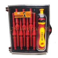 ราคา ไขควงกันไฟ 1000 โวลต์ 9 ชิ้น OMY (504984842)