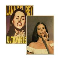 ราคา Singer Retro Poster Lana Del Rey Mitski Eminem The weeknd Bad bunny MF Doom Rapper Music Decor Art Painting Living Wall Sticker (16898473499)