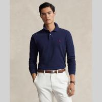 ราคา Polo Ralph Lauren เสื้อโปโลผู้ชาย Polo Custom Slim Fit Mesh Polo Shirt รุ่น MNPOKNI16820363 สีฟ้า (20584855938)