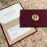 ราคา แฟ้มใส่เช็ค สำหรับของขวัญแต่งงาน งานหมั้น (18957399358)