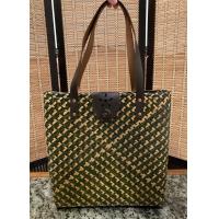 ราคา กระเป๋าสานกระจูดสานสลับสี สายยาวสะพายไหล่ได้ ไม่มีซับใน (14025635387)