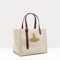 ราคา Vivienne Westwood กระเป๋าทรงสี่เหลี่ยมมีหูหิ้วสะพายไหล่ขนสัตว์ดาวเสาร์ขนาดใหญ่เคลือบทองฤดูใบไม้ร่วงและฤดูหนาวเนื้อดีไซน์ความจุมากกระเป๋าผ้าใบ (17644779270)