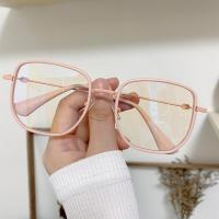 ราคา แฟชั่น ตัวกรองแสงสีฟ้า วินเทจ ใหญ่ กรอบสี่เหลี่ยม แว่นตาสำหรับผู้หญิงและผู้ชาย (20253140031)