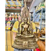 ราคา พระพุทธชินราช กว้าง15นิ้ว สูง23นิ้ว หน้าตัก9นิ้ว เนื้อเรซิ่น สีนาคหรู (20457190315)