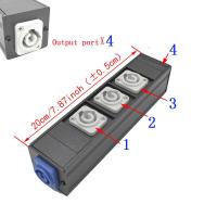 ราคา รางปลั๊กไฟ PDU Aluminum Box Enclosure NAC3MPA NAC3MPB C Power Chassis for Stage Light LED Connector 20A 250V (18494873163)