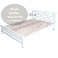 ราคา โครงเตียงเหล็ก 6ฟุต เตียงเหล็กพื้นไม้ แข็งแร็งมากๆ Steel Bed Condo Bed เตียงเหล็กหนา เตียงเหล็กไม่มีเสียงดัง เตียงเหล็กสำหรับคอนโด (472502024)