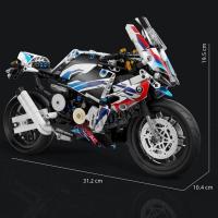 ราคา 580 PCs BMW 1000rr Mechanical Group T3042 รถจักรยานยนต์DIY Building Blocksประกอบอินเทรนด์ต้องมีของเล่นสำหรับของขวัญ (18766254129)