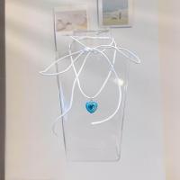 ราคา พร้อมส่ง choker necklace สร้อยคอy2kจี้ดินปั้นหัวใจ โชคเกอร์ สร้อยคอเชือกหนังกำมะหยี่ จี้หัวใจดินปั้น (19960578451)