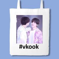 ราคา กระเป๋าผ้าแคนวาส กระเป๋าผ้าลายBTS บังทัน V 1 กระเป๋าสะพายข้างลายน่ารักสไตล์เกาหลี ถุงผ้า (14912727776)