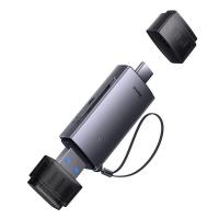 ราคา Baseus Card Reader USB A Type C ถึง Sd tf Card USB 3 0การถ่ายโอนข้อมูลอย่างรวดเร็วสถานะการทำงานได้อย่างรวดเร็วสำหรับโทรศัพท์คอมพิวเตอร์แท็บเล็ตแล็ปท็อป (20087377761)