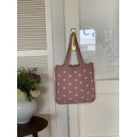ราคา กระเป๋าช้อปปิ้งสะพายไหล่ถักจากผ้าขนสัตว์สำหรับผู้หญิงกระเป๋านักช้อปสะพายไหล่ขนาดใหญ่ผ้าคอตตอนวินเทจกระเป๋าโครเชต์กระเป๋าถือหญิง (19986540162)