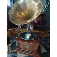 ราคา เครื่องเล่นปากแตร เครื่องเล่นโบราณ สไตร๋วินเทจ (16366027670)
