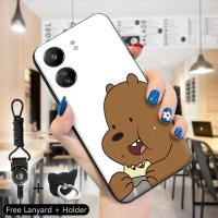 ราคา GGK เคสสำหรับ Xiaomi Redmi 13C Poco เคสเคสยางกันกระแทก TPU C65น่ารักอ่านหนังสือน่ารักกินคุกกี้หมีโง่สีขาวเคสครอบโทรศัพท์ซิลิโคนขอบนิ่ม แหวนใส่นิ้ว เชือกเส้นเล็ก (20962450139)