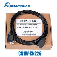 ราคา CS1W CN226 SerialsสายOmron CS CJ CQM1H CPM2C SeriesเขียนโปรแกรมพีแอลซีสายRS232พอร์ต (5448694859)
