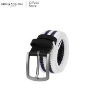 ราคา Louis Montini Canvas Belt canvas เข็มขัดผ้า แคนวาสผสมหนังแท้ เข็มขัดผู้ชาย เข็มขัดแฟชั่น MCT11 (14901614413)