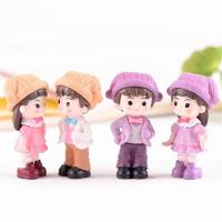 ราคา Galaa 2คู่กับหมวกเรซิ่นของจิ๋วตุ๊กตานางฟ้าอุปกรณ์ตกแต่งสวนภูมิทัศน์ขนาดเล็ก (19517101705)