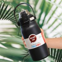 ราคา กระบอกน้ำเก็บอุณหภูมิร้อน เย็น กระติกน้ำ สแตนเลสเกรด 316304 กระบอกน้ำเก็บอุณหภูมิ 1200 ml ขวดน้ำสแตนเลส เก็บอุณหภูมิ (19605548762)