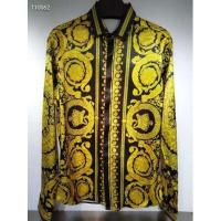 ราคา Versace เสื้อเชิ้ตผ้าฝ้ายแขนยาวพิมพ์ลายเสื้อเข้ารูปแฟชั่นผู้ชายไซส์ M 3Xl (16452577362)
