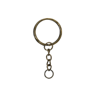 ราคา 10ชิ้น ล็อตพวงกุญแจพวงกุญแจโรเดียมทองโบราณสีบรอนซ์60มม ยาวกลมพวงกุญแจแยกพวงกุญแจเครื่องประดับทำขายส่งจำนวนมาก (10577000272)