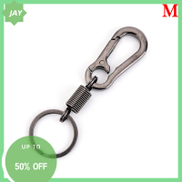ราคา Lowest price Jay 1PC สแตนเลสมะระหัวเข็มขัด carabiner พวงกุญแจ Anti Lost BUCKLE Retractable (19903819699)