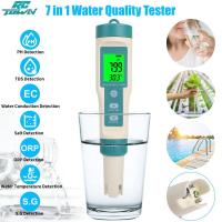 ราคา ดิจิทัลเครื่องทดสอบค่าพีเอช7 In 1 TDS Ec orp temp ตัวทดสอบวัดค่า PH เครื่องตรวจคุณภาพน้ำค่า PH เครื่องทดสอบสำหรับใช้ในครัวเรือนดื่มไฮโดรโปนิกส์ (21026876312)