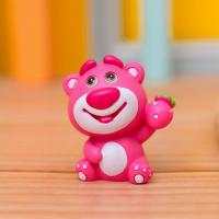 ราคา เครื่องประดับรถยนต์งานฝีมือทำจากเรซิ่นตุ๊กตาหมีราสเบอร์รี่ของเล่นทันสมัยตัวการ์ตูนสีชมพู (20269573444)