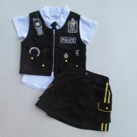 ราคา Brooklyn Brighton UK Police ชุดตำรวจอังกฤษสีดำ เด็กผู้ชายและเด็กผู้หญิง (20658090224)