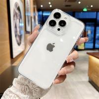 ราคา เคสโทรศัพท์ป้องกันกล้องแบบใสสำหรับ Iphone 15 ProMax ฝาหลังกันกระแทกซิลิโคน TPU นิ่มสำหรับ Iphone 15 Plus 14 Promax 13 Promax 12 Promax 11Promax XS Promax Iphone XR เคส15Pro Ifone (20109212921)