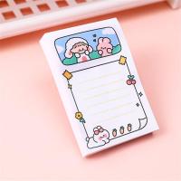 ราคา GONUUWGL 80 แผ่น สมุดจด แผ่นเขียน เครื่องเขียน กระดาษจดบันทึก Cartoon Girl Memo Pads กระดาษจดตกแต่ง บันทึกข้อความน่ารัก (20897912648)