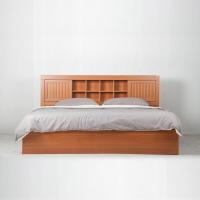 ราคา เตียง 6 ฟุต เตียงไม้ปาร์ติเกิ้ล มีบานเลื่อนเปิด ปิด หัวเตียง รุ่น BS6710 กรุณาอ่านรายละเอียดสินค้า ก่อนสั่งซื้อ (19206879524)