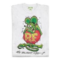 ราคา เสื้อยืด ผ้าฝ้ายtshirtเสื้อยืดคอกลมฤดูร้อนเสื้อยืด พิมพ์ลายโลโก้ Big Daddy Roth Roth Rat Fink สีขาว สไตล์คลาสสิก สําหรับผู้ชาย ไซซ์ M S 5XL (20718525925)