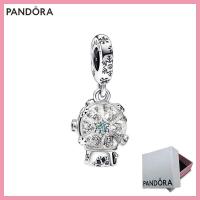 ราคา สินค้าปลอดภาษี ของแท้ PANDORA S925 เครื่องประดับเงินสเตอร์ลิงของขวัญผู้หญิง 792369C01 Snowflake Snow Globe Dangle Charm (21177611550)